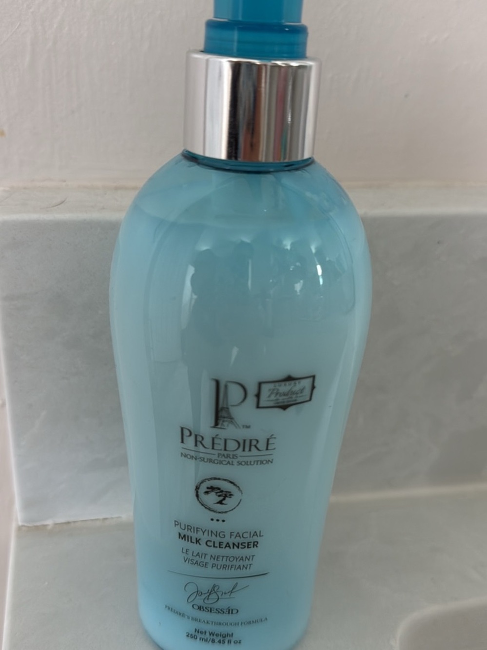 Prédiré Purifying Facial Milk Cleanser — Light Blue Gentle Cleanse